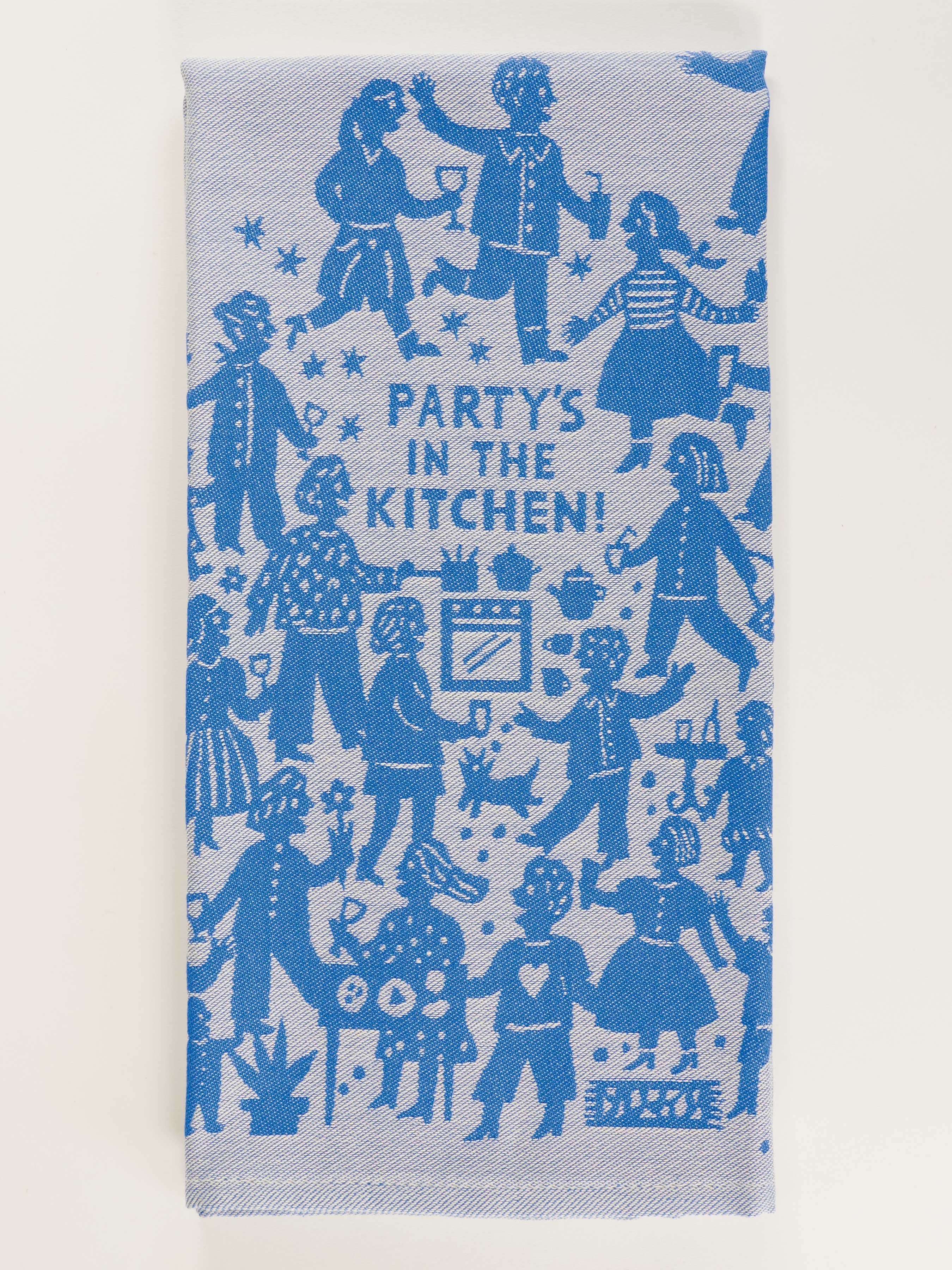 Blue Q Dishtowel Party's In The Kitchen