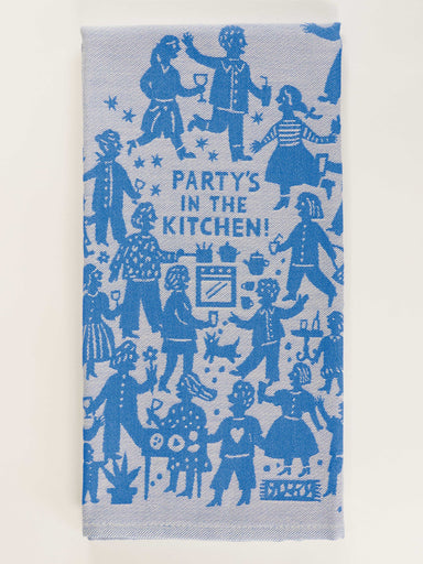 Blue Q Dishtowel Party's In The Kitchen