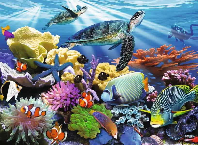 Ocean Turtles 200 Piece Puzzle