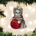 Old World Christmas - Grey Playful Kitten Ornament