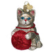 Old World Christmas - Grey Playful Kitten Ornament