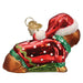 Old World Christmas Dashing Dachshund Puppy Ornament