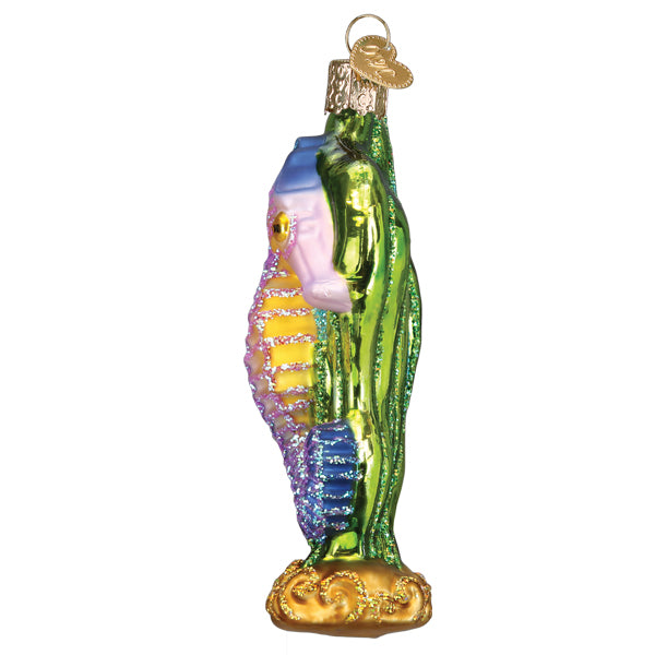 Old World Christmas Bright Seahorse Ornament    