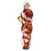Old World Christmas Chester Cheetah on Candy Cane Ornament    