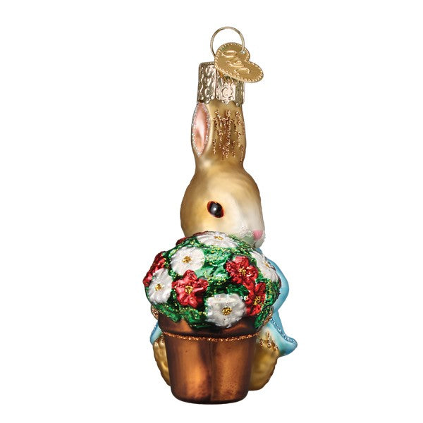 plant pot ornaments Peter Rabbit With Flower Pot Ornament