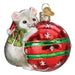 Old World Christmas Playful Christmas Mouse Ornament