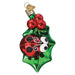 Old World Christmas Holly Ladybug Ornament