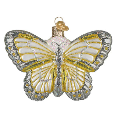 Old World Christmas Sterling Butterfly Ornament