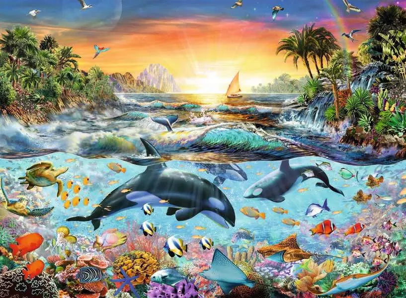 Orca Paradise 200 Piece Puzzle