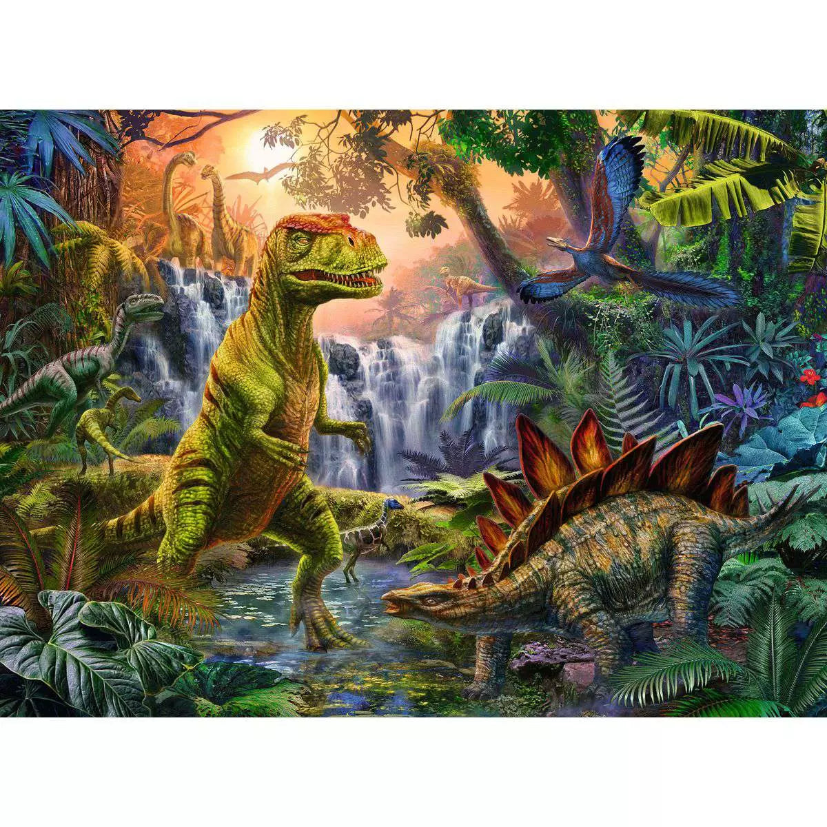 Dinosaur Oasis 100 Piece Puzzle