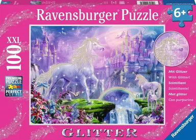 Glitter Unicorn Kingdom 100 Piece Puzzle
