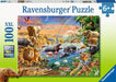 Savannah Jungle Waterhole 100 Piece Puzzle