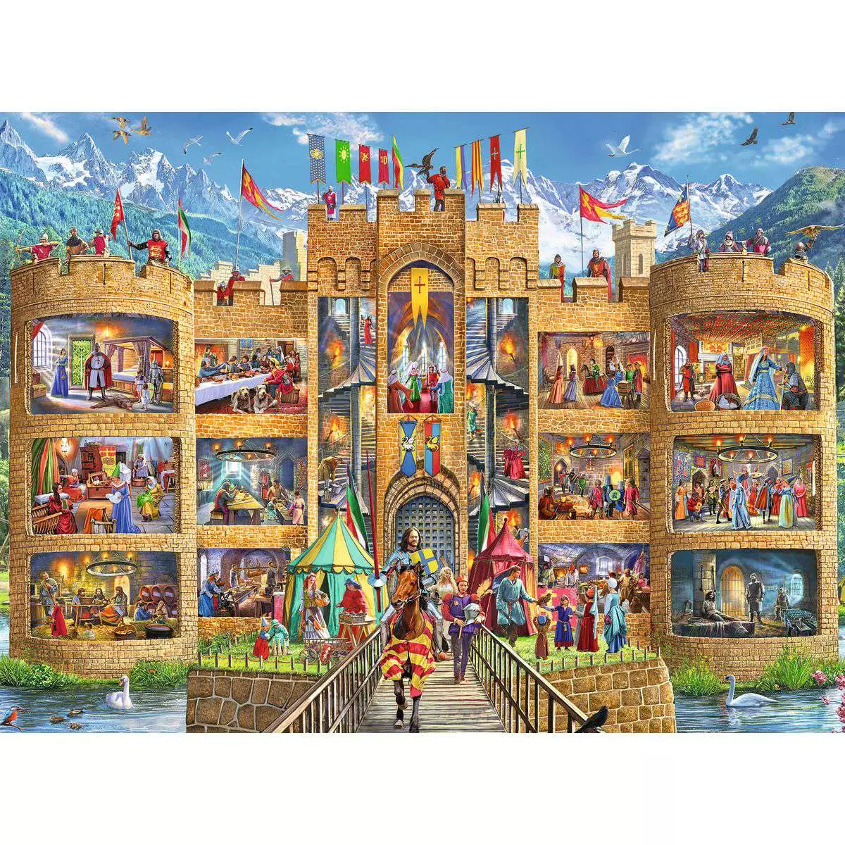Cutaway Castle 150 Piece Puzzle