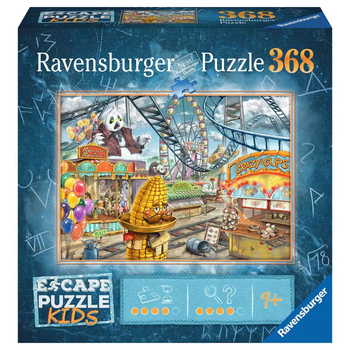 Amusement Park Plight - 368 Piece Kids Escape Puzzle