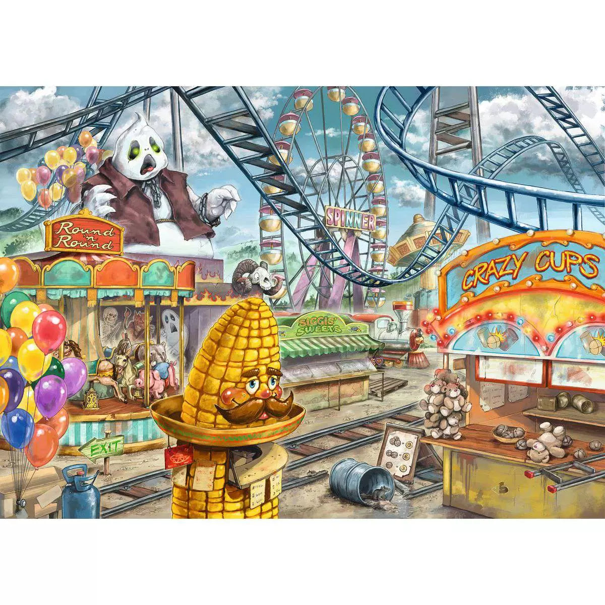 Amusement Park Plight - 368 Piece Kids Escape Puzzle
