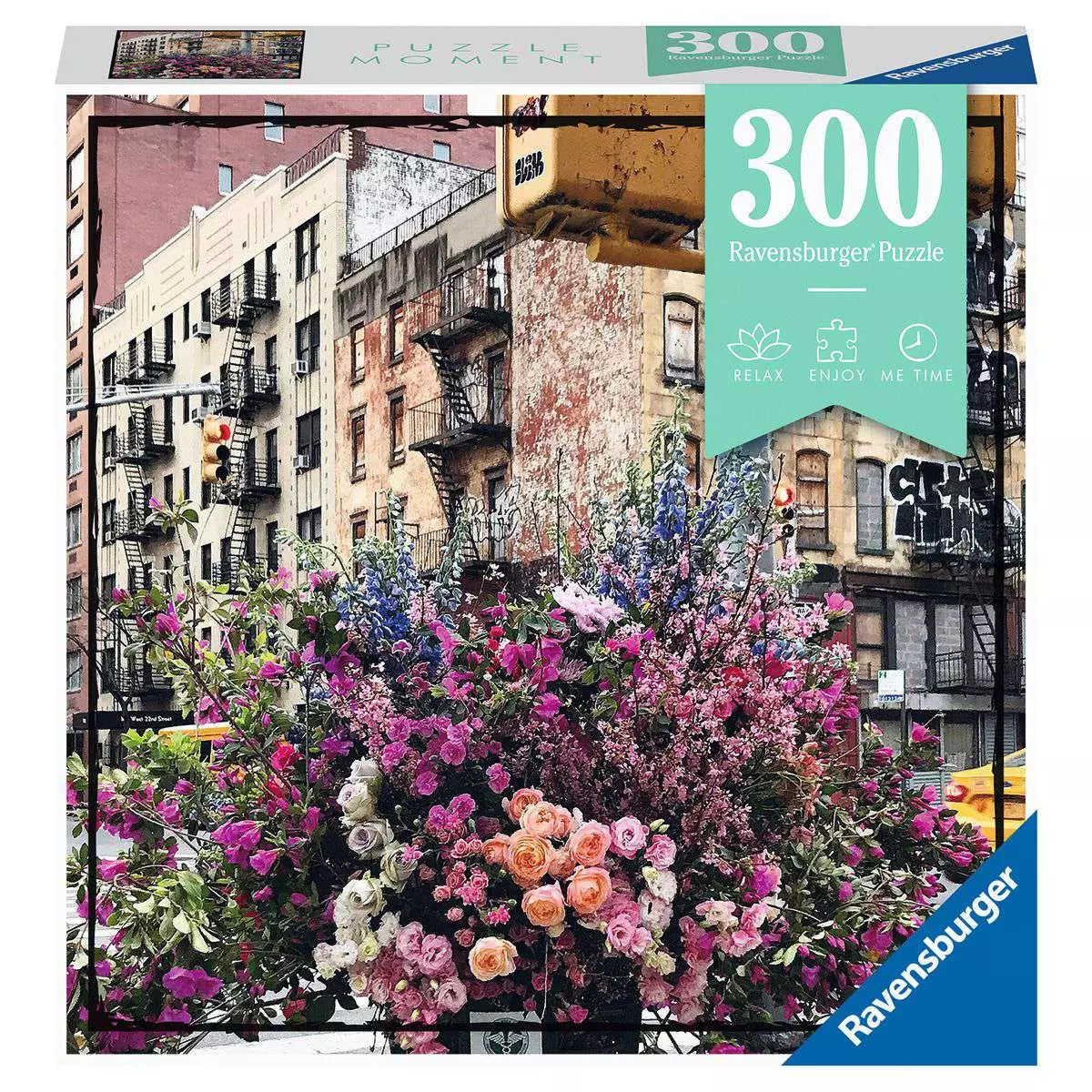 Puzzle Moment: Flowers In New York 300 Piece Puzzle