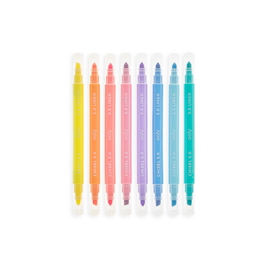 OOLY Pastel Liners Set of 8 Double Ended Pastel Liners
