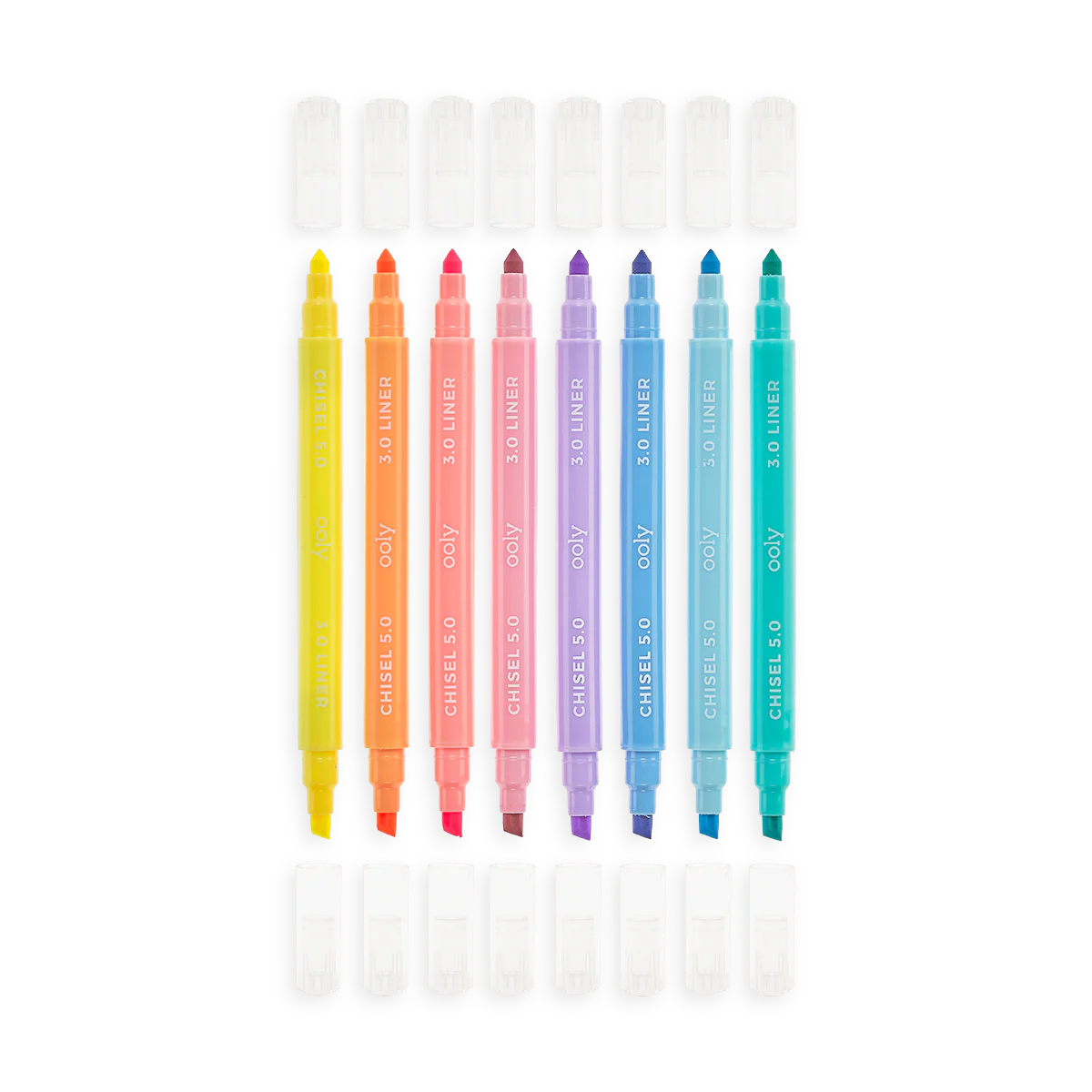OOLY Pastel Liners Set of 8 Double Ended Pastel Liners