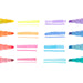 OOLY Pastel Liners Set of 8 Double Ended Pastel Liners