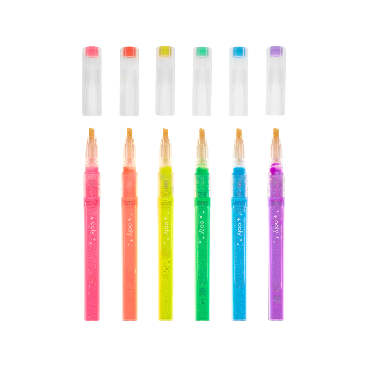 OOLY Oh My Glitter! - Liquid Glitter Ink Neon Highlighters