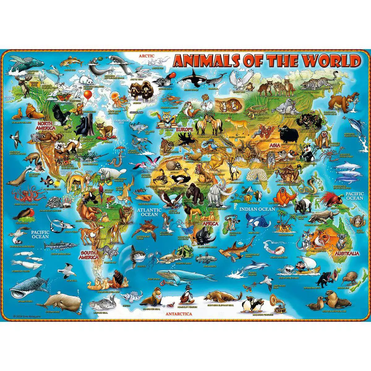 RAV Animals of The World 300 Piece XXL Puzzle