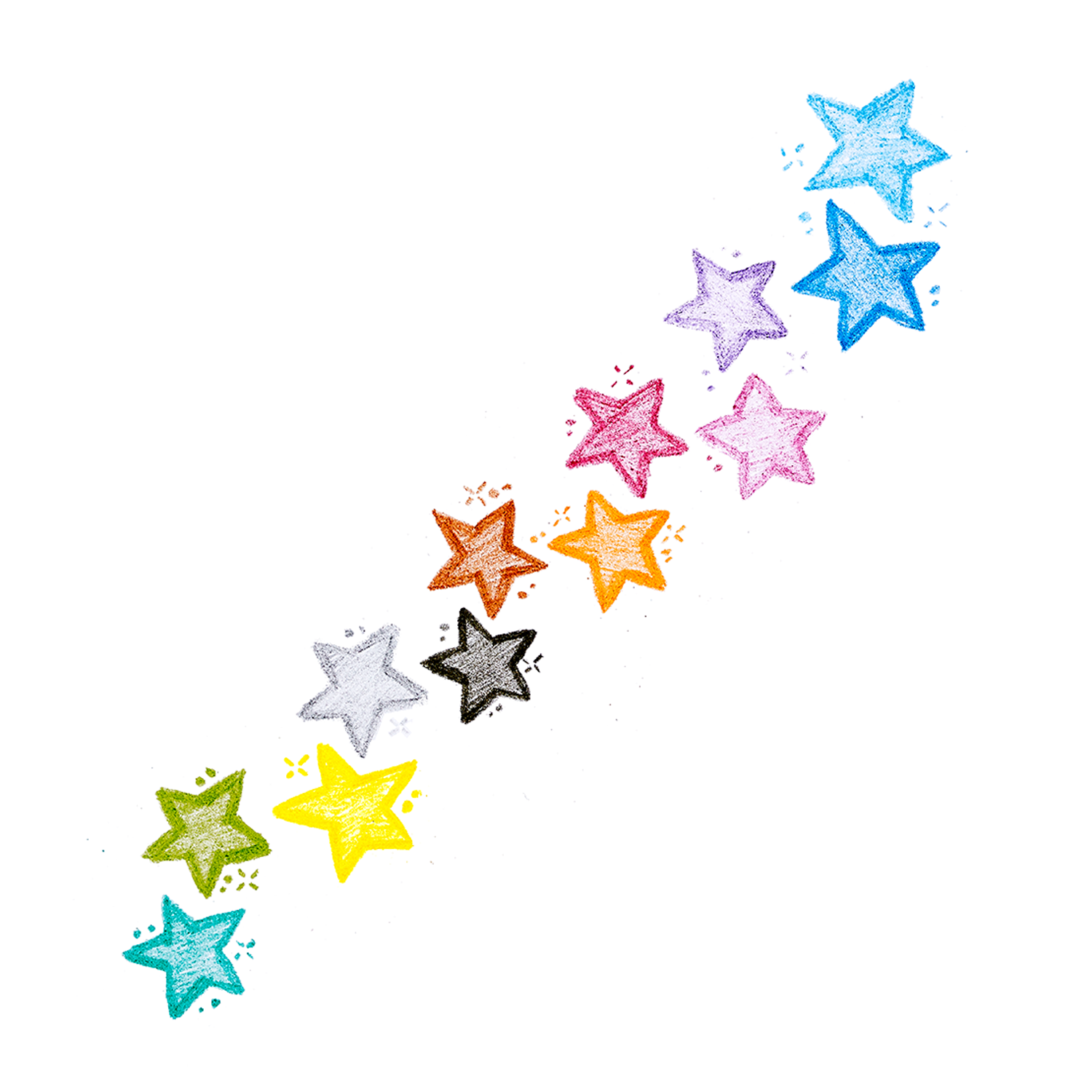 OOLY Stack Of Stars: Stacking Crayons