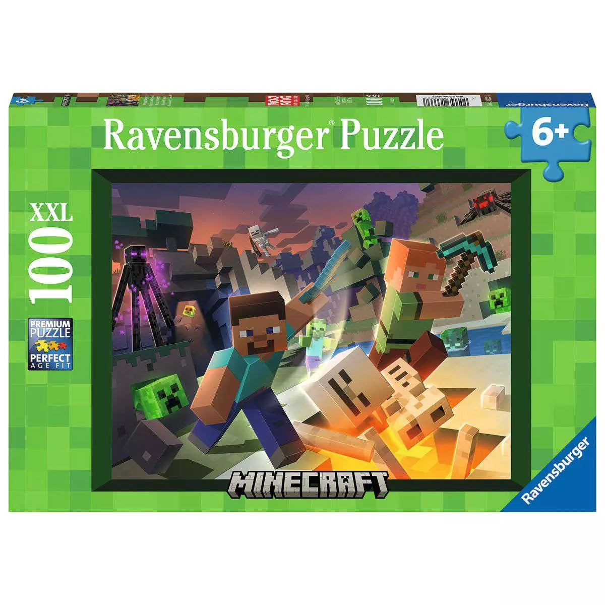 Monster Minecraft 100 Piece Puzzle