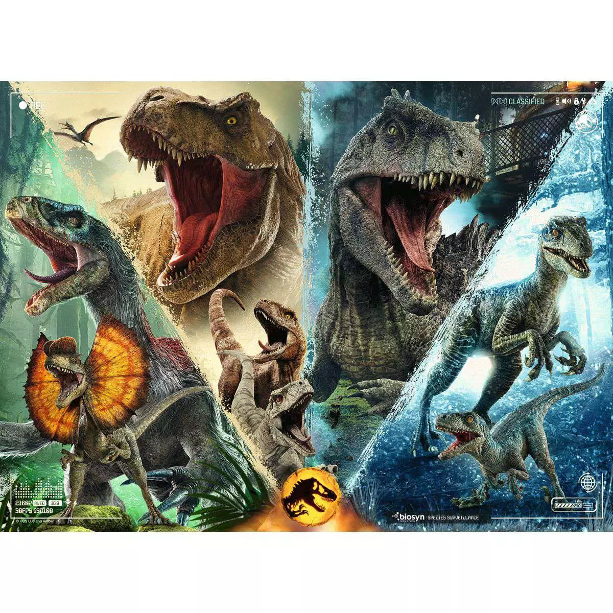Jurassic World Domination 100 Piece Puzzle