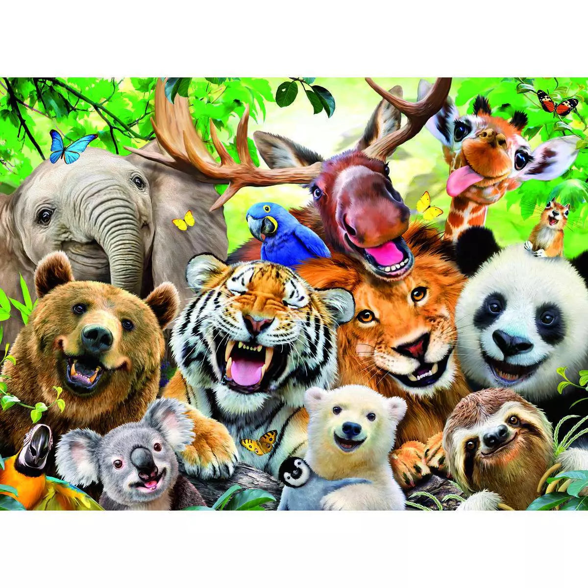 RAV Exotic Animal Selfie 300 Piece XXL Puzzle