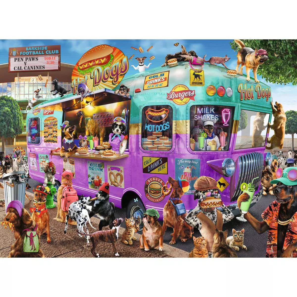 RAV Hot Diggity Dogs 300 Piece Puzzle