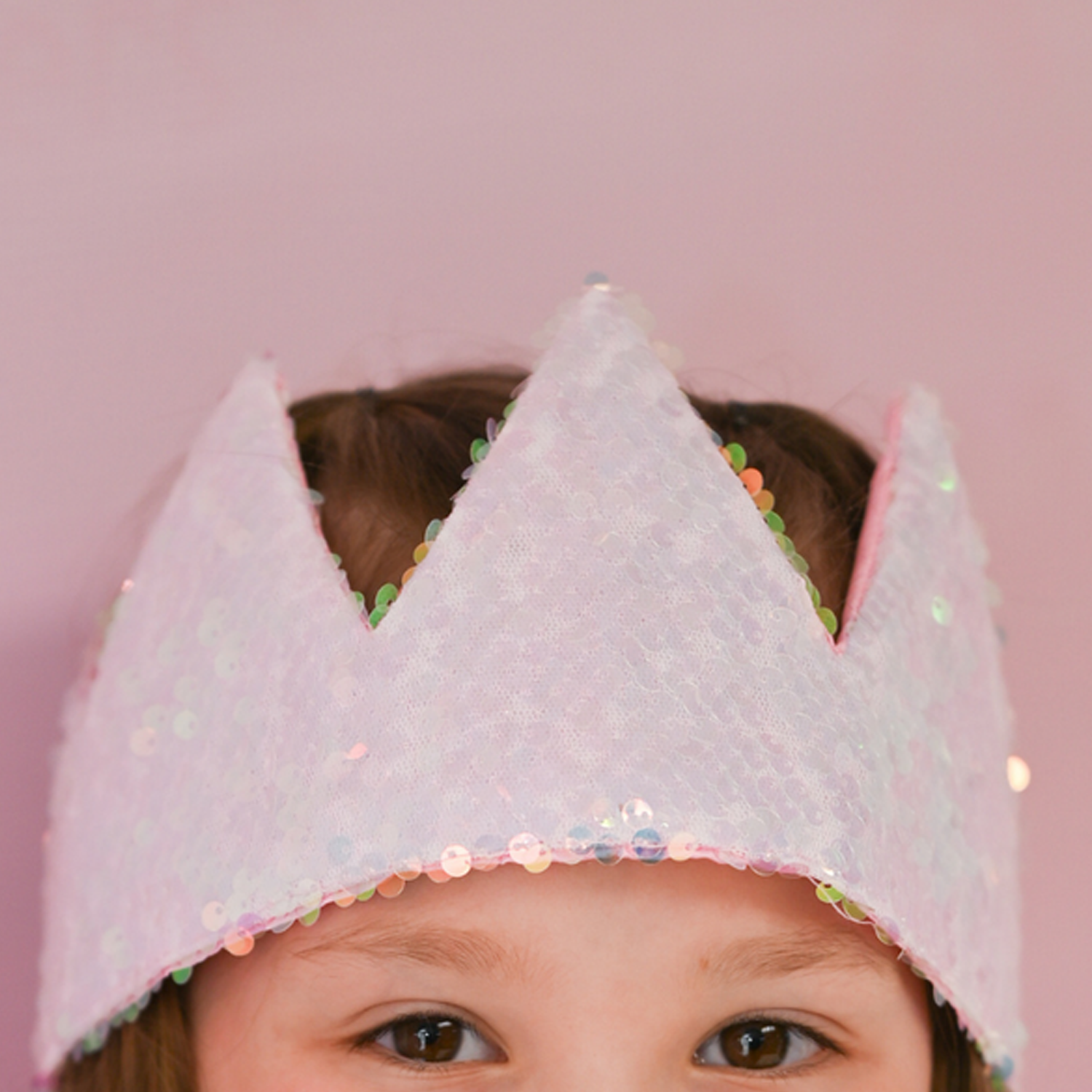 Ombre Sequin Crown