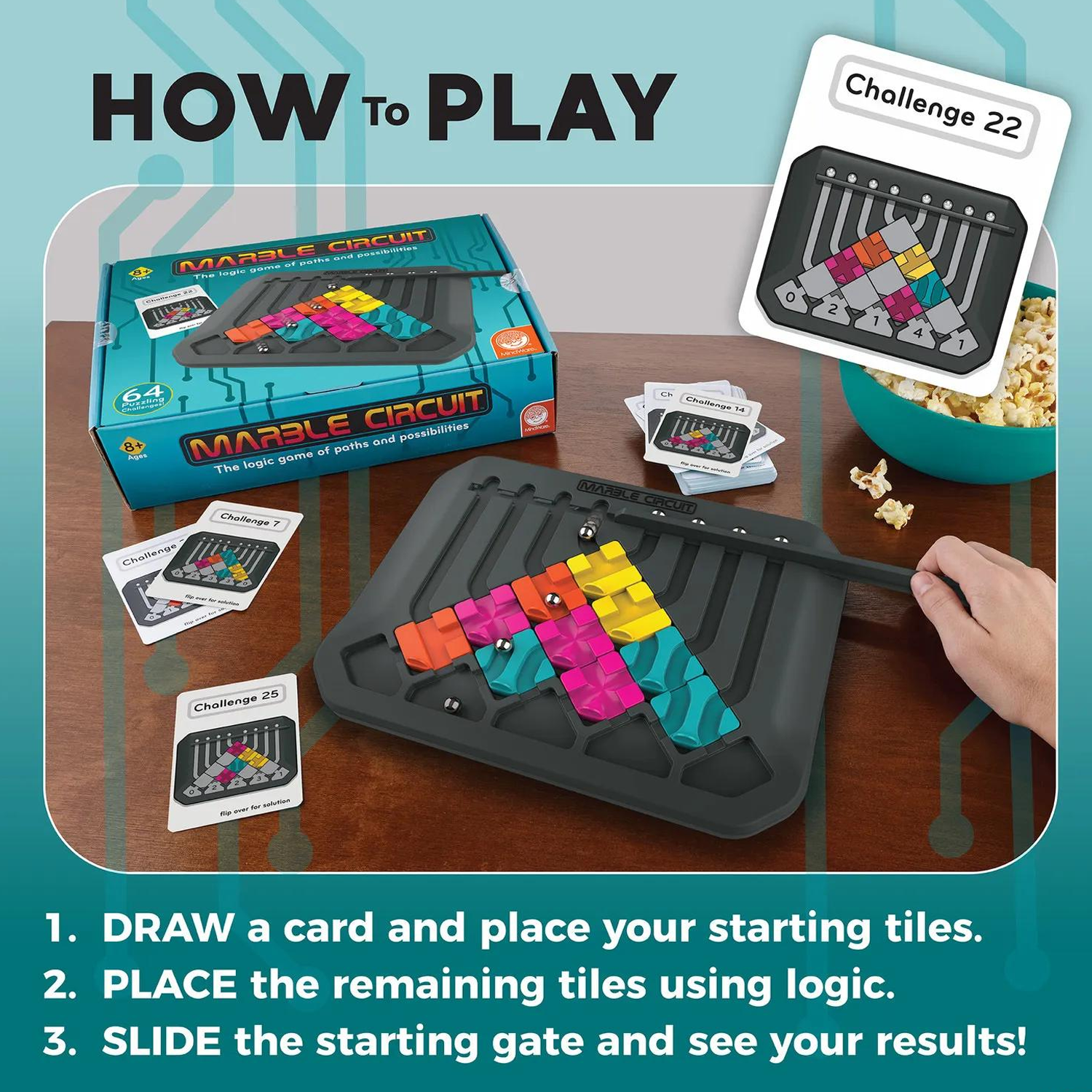 Marble Circuit - The Logic Game of Paths and Possibilities