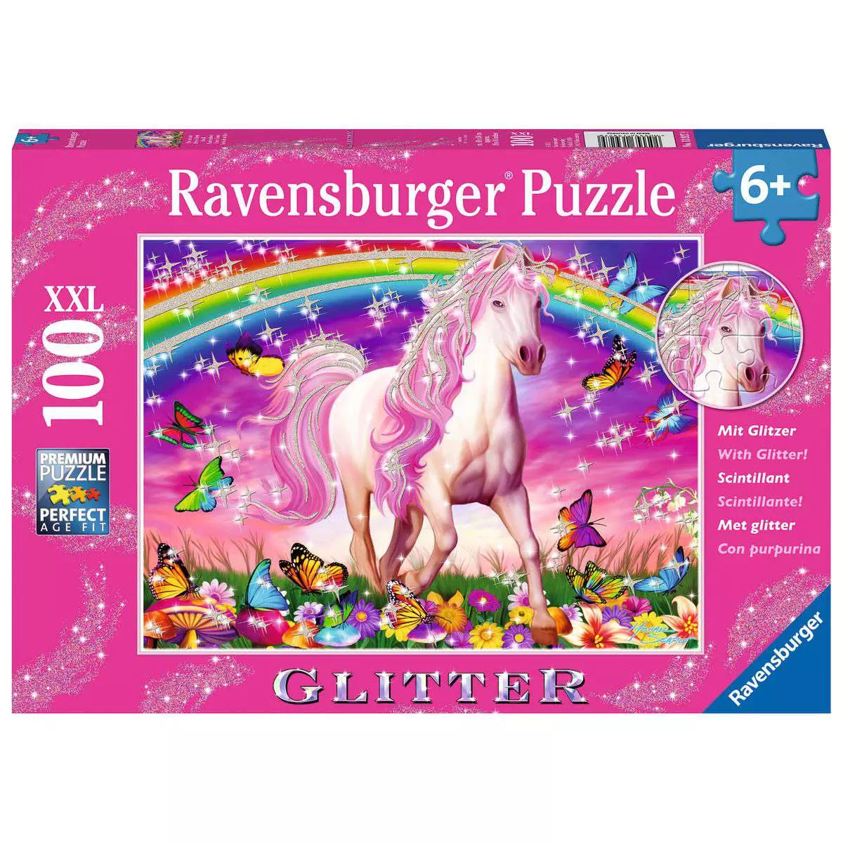 Horse Dream Glitter 100 Piece Puzzle
