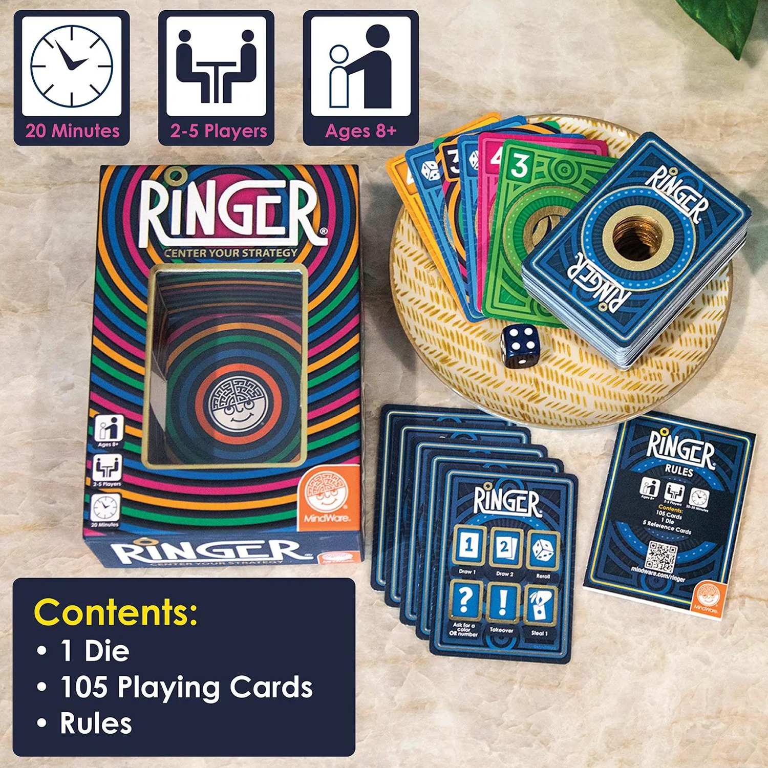 MIND Ringer Family Card Game