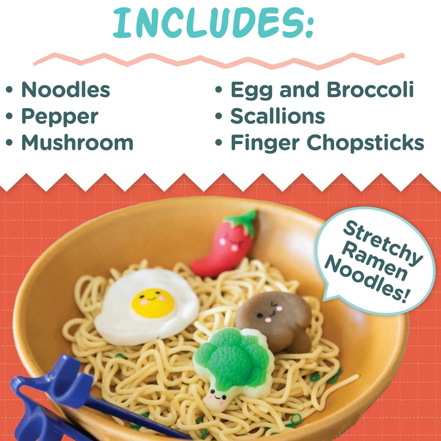 MIND Foodie Fidgets - Ramen Noodles and Toppings Fidgets