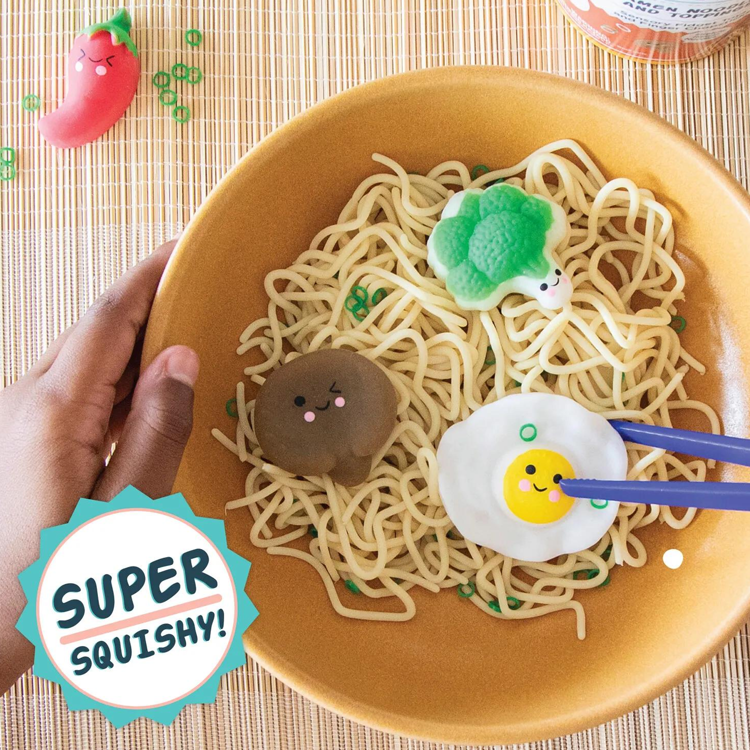 MIND Foodie Fidgets - Ramen Noodles and Toppings Fidgets