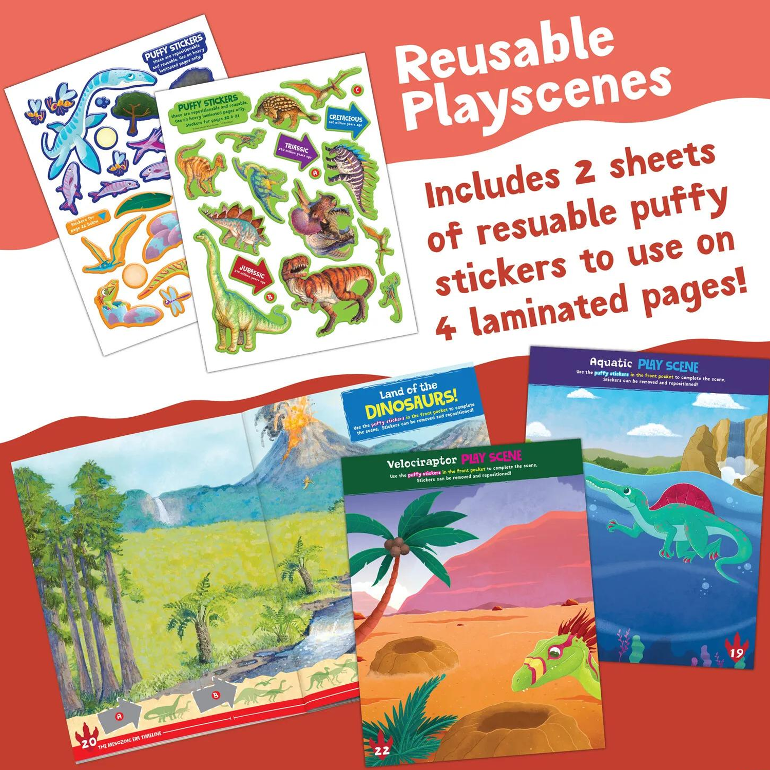 MW Dinosaur Sticker Activity Book