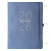 Apollo Collection Blue 2026 18-Month 8x10 Vegan Leather Planner