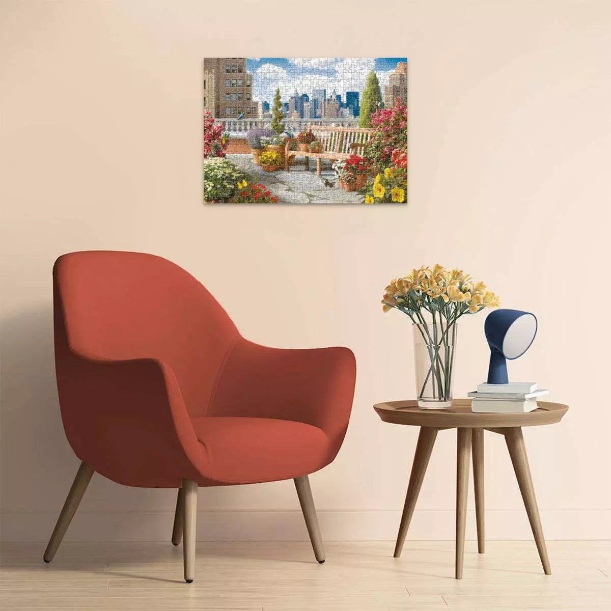 Rooftop Garden 500 Piece Large Format Puzzle