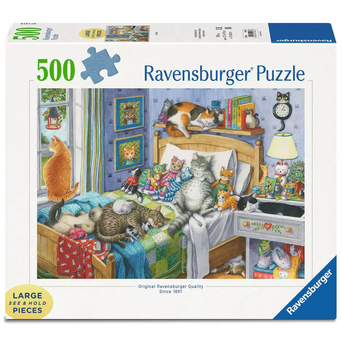 Cat Nap 500 Piece Large Format Puzzle