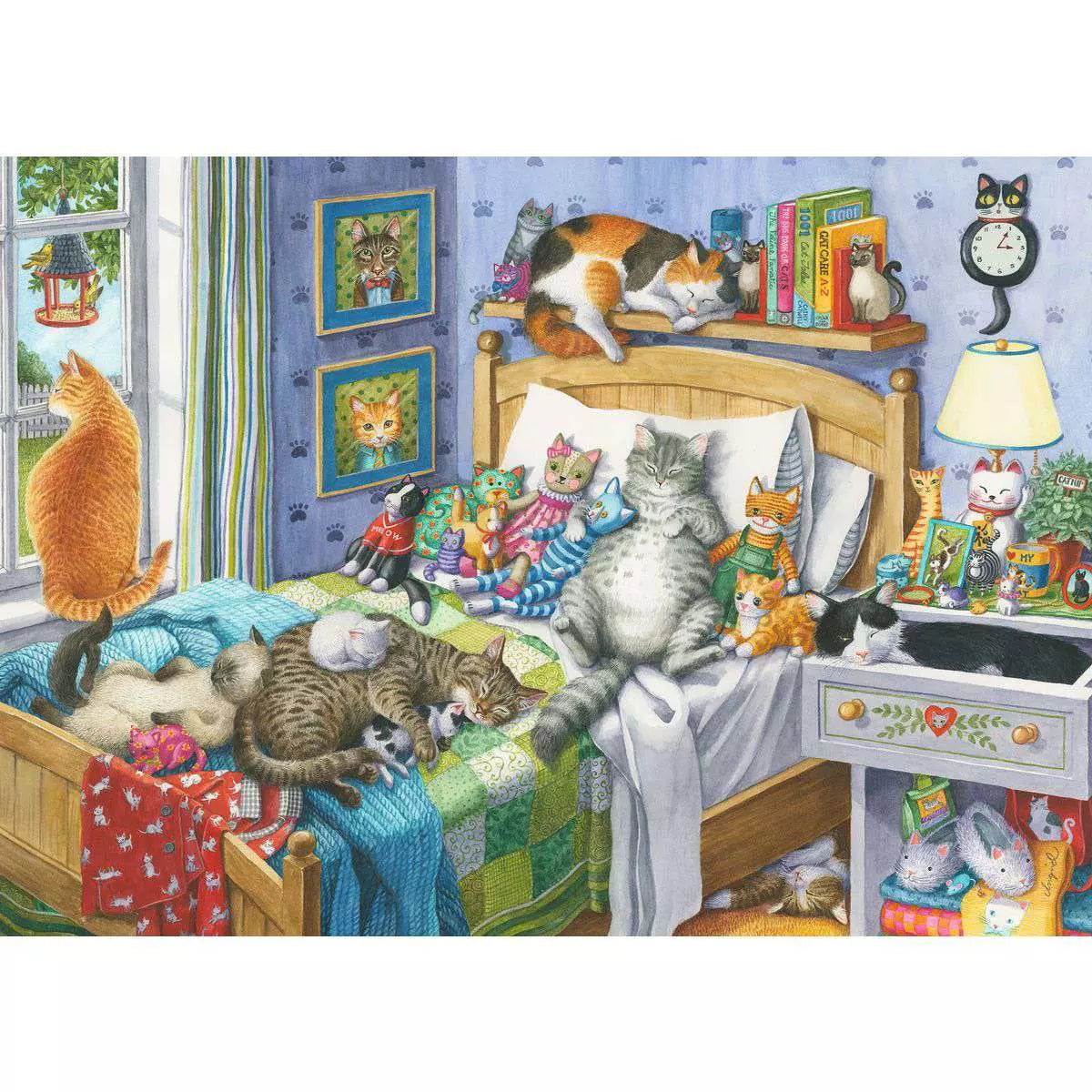 Cat Nap 500 Piece Large Format Puzzle