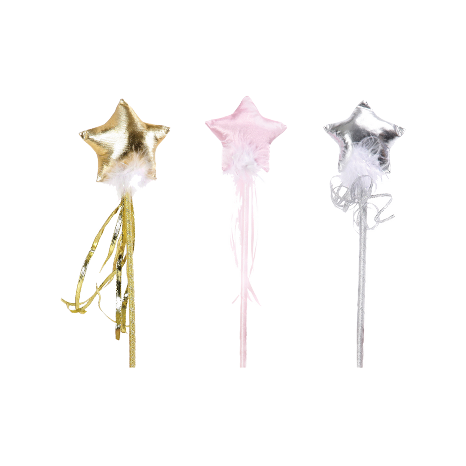 Deluxe Star Wand - Pink, Silver or Gold