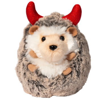 Spunky Hedgehog with Devil Horns