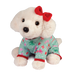 Christmas White Lab with Pajamas - Medium