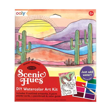 OOLY Desert Get Away Scenic Hues DIY Watercolor Art Kit