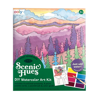 OOLY Forest Adventure Scenic Hues DIY Watercolor Art Kit