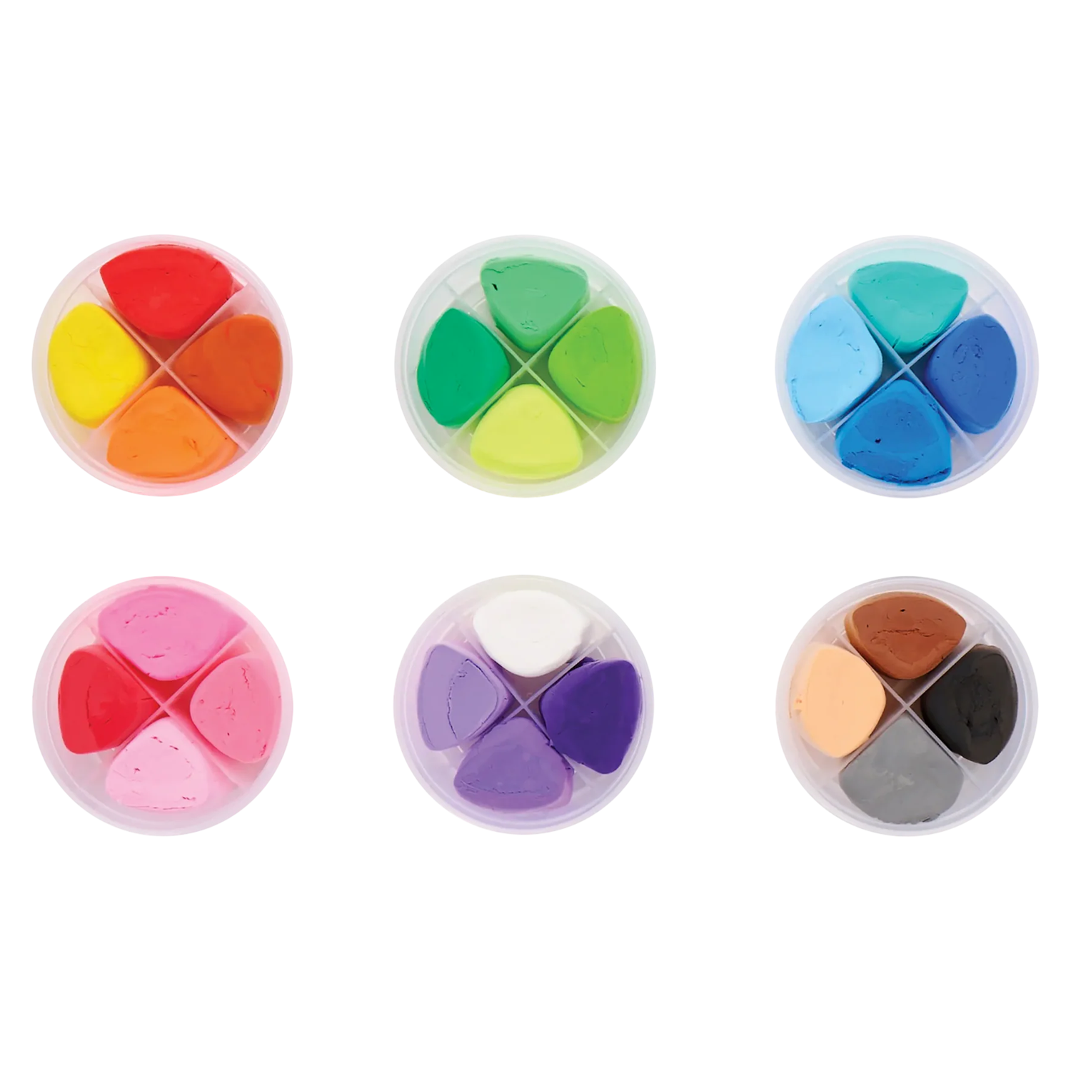 OOLY Creatibles Deluxe Air Dry Clay Kit - Set of 24 Colors