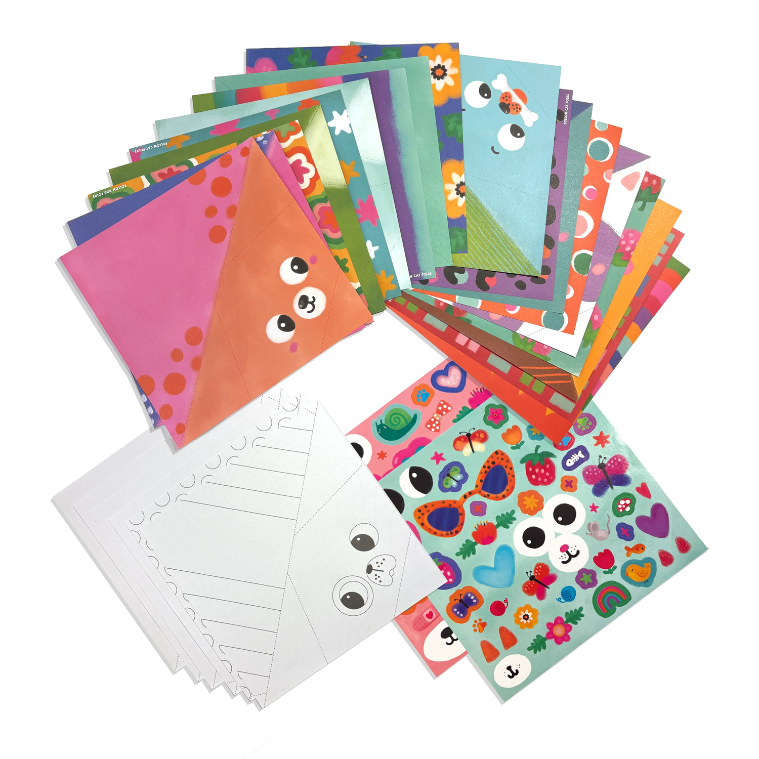 OOLY DIY Pet Pals Origami Activity Kit - 24 Designs