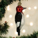Old World Christmas Red Headed Woodpecker Ornament