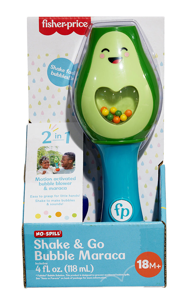 Fisher Price No Spill Shake & Go Bubble Maraca